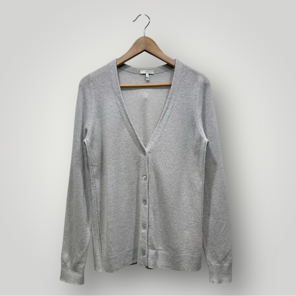 Joie 100% Cashmere Gray Sweater‎ Sz M